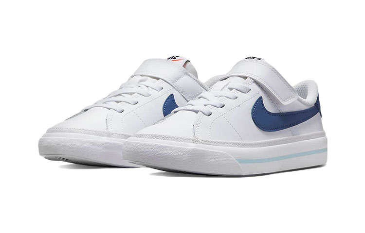 Детские кеды Nike Court Legacy (бело-синие) — фото 5