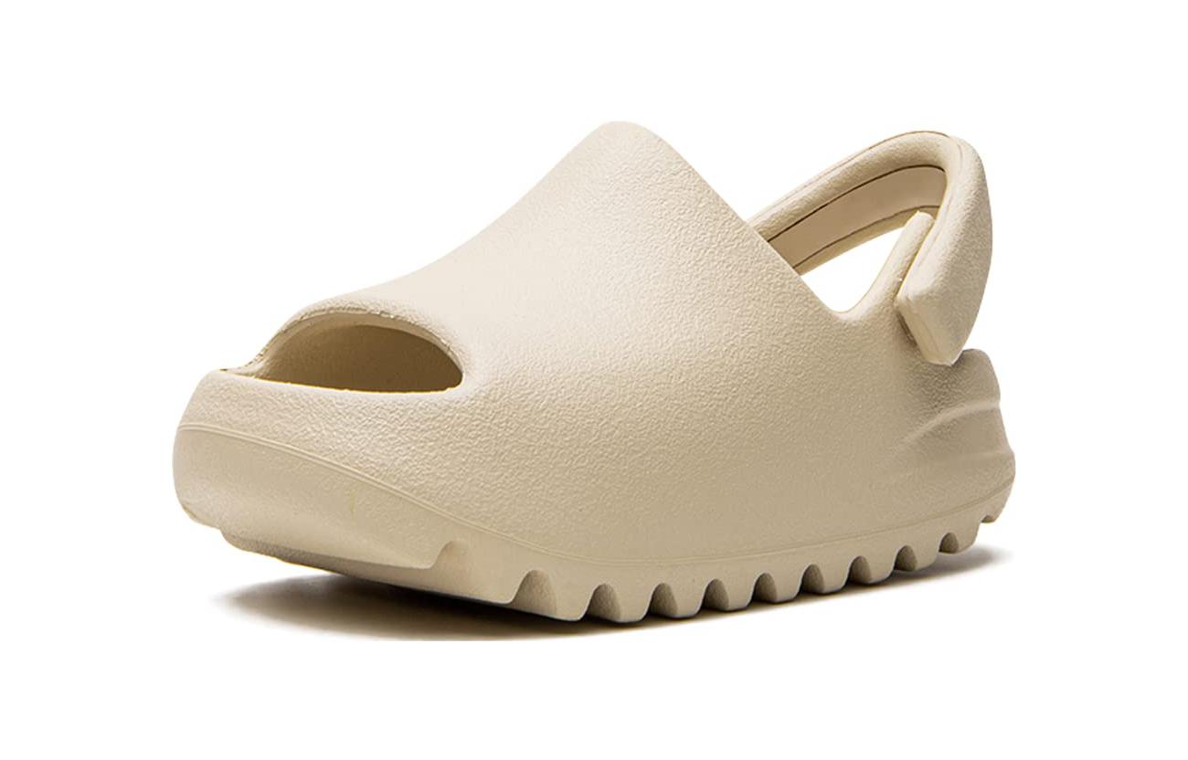 Детские сабо adidas originalsYeezy Slide Bone (миле-белые) — фото 3
