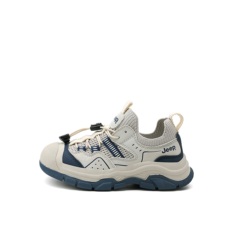 Детские кроссовки Jeep Casual Shoes (бежево-синие)