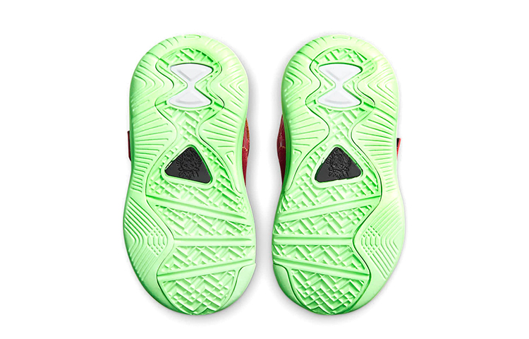 Детские кроссовки Nike Lebron 8 "Empire Jade" (черно-красные) — Чёрный / красный — фото 6