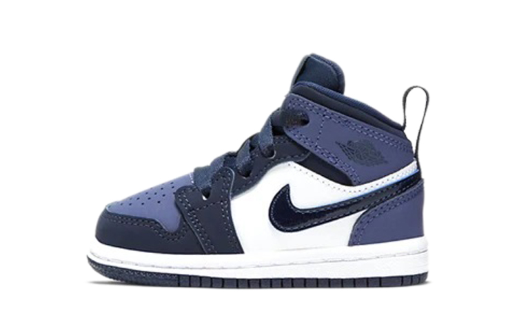 Кроссовки Jordan Air Jordan 1 Mid Sanded Purple (черно-фиолетовые)
