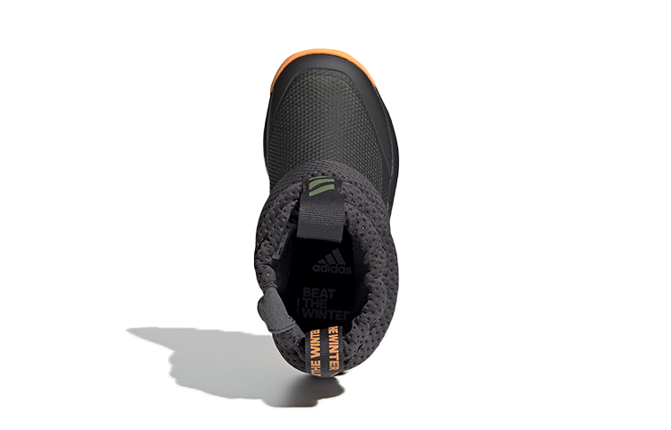 Мужские ботинки adidas Rapidasnow C (черно-оранжевые) — фото 5