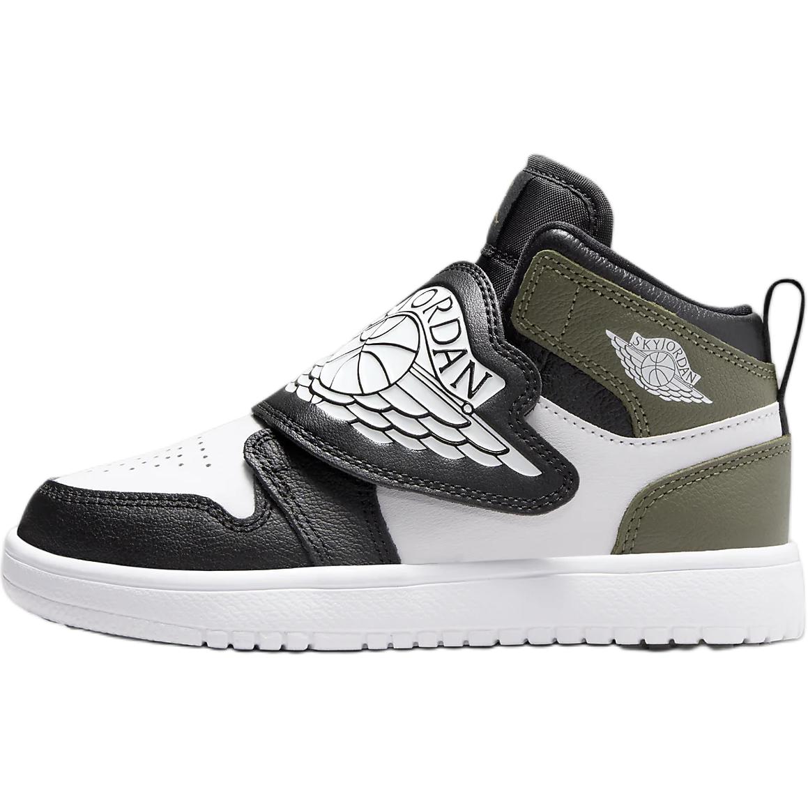 Детские кроссовки Jordan Jordan (черно-зеленые)