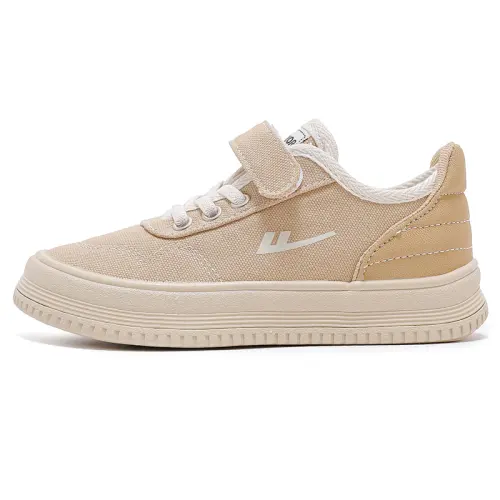 Warrior fabric, soft-soled, comfortable Velcro, casual and versatile, low-top children's canvas shoes, children's style
