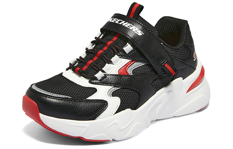 Детские кроссовки Skechers (черно-красный) — фото 3