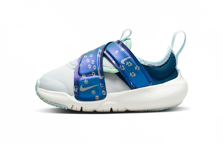Детские кроссовки Nike Nike (зелено-серебристые)