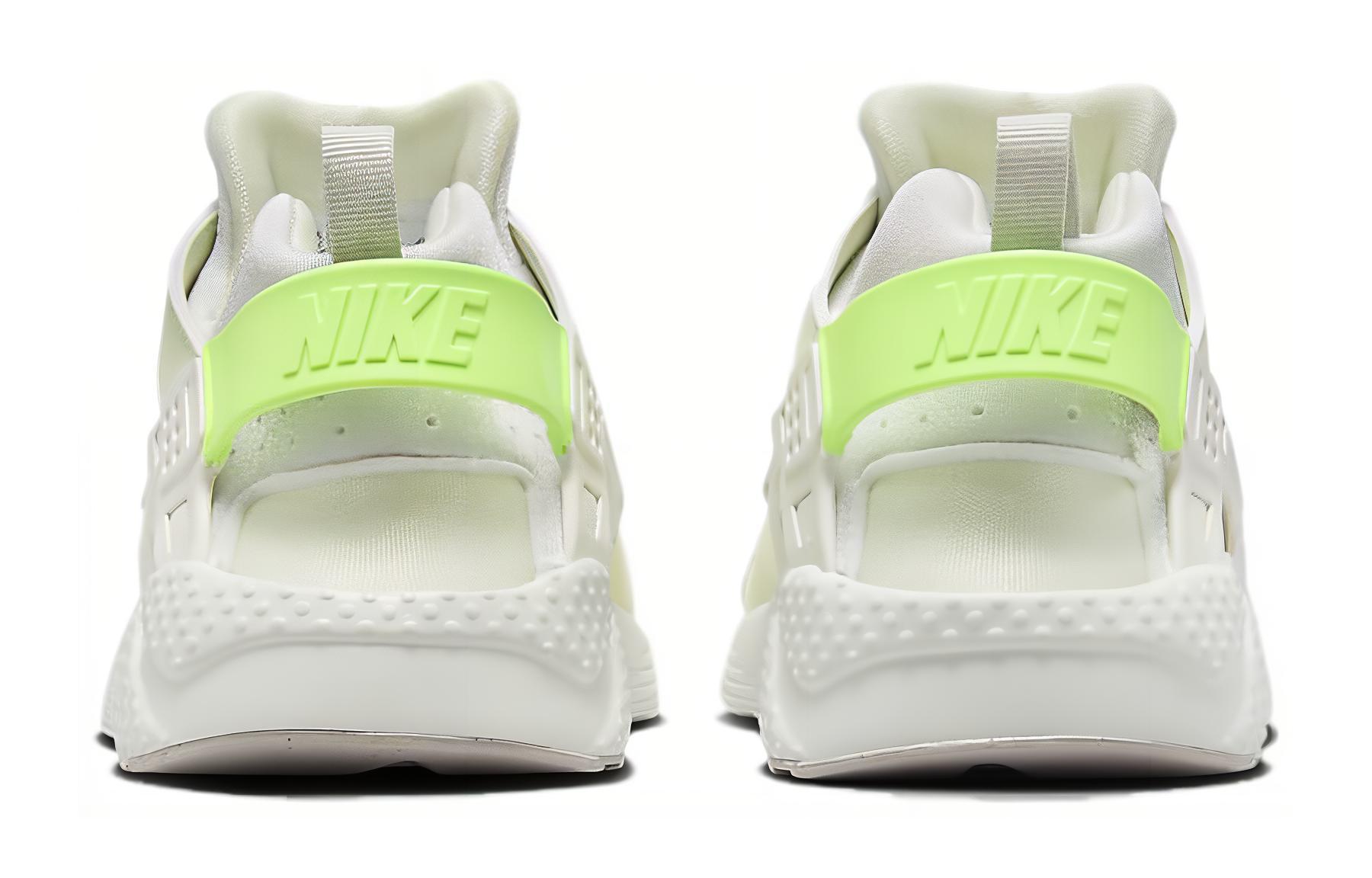Детские кроссовки Nike Huarache Run (бело-зеленые) — Белыйзелёный — фото 7