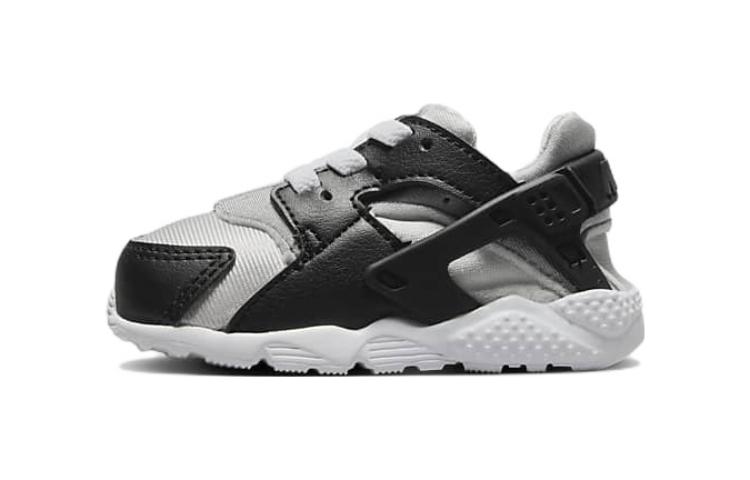 Детские кроссовки Nike Huarache Run (черно-белые)