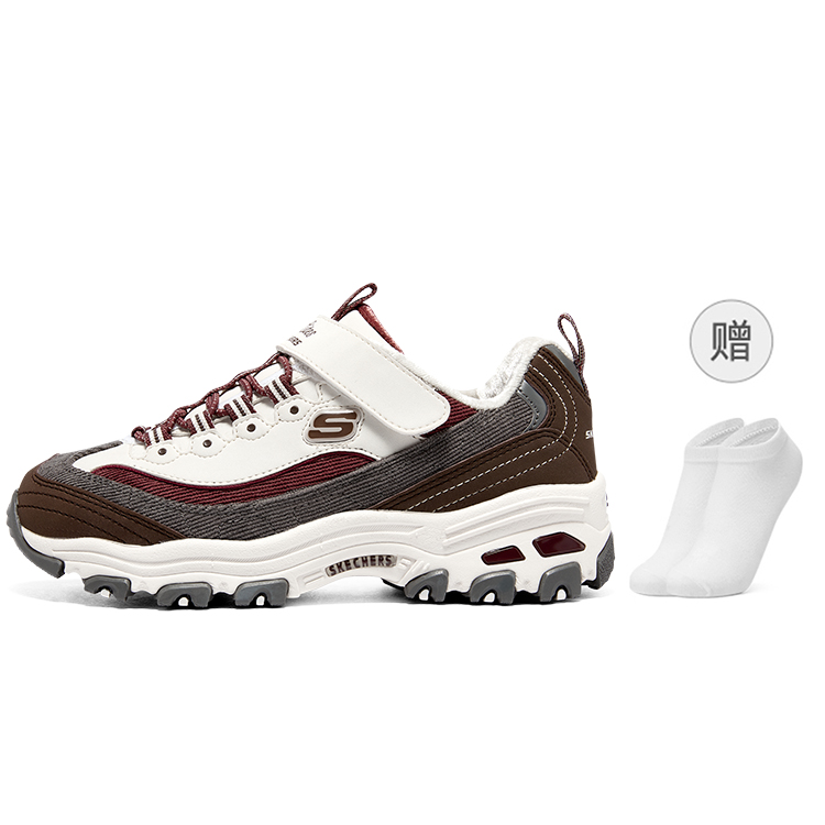Детские кроссовки Skechers (бордовые)