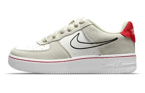 Air Force 1 LV8 S50 GS 'Light Stone University Red'