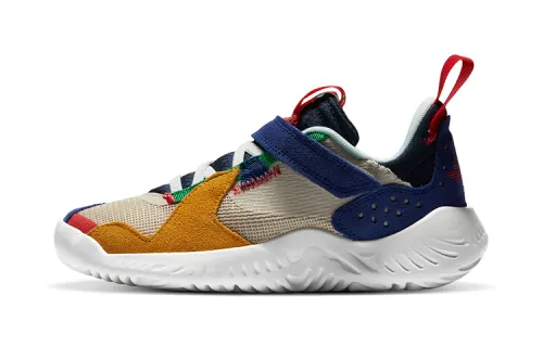 Jordan Delta BP Lightweight and comfortable, non-slip and shock-absorbing, low-cut sneakers, colorful stitching, for children and middle-aged children