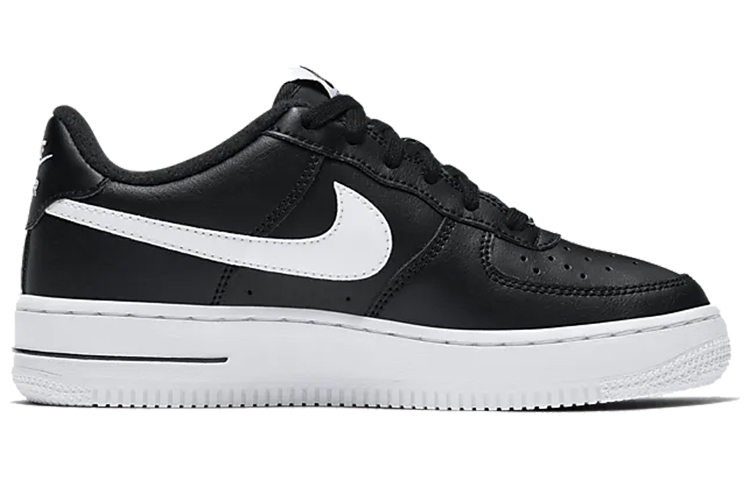 Унисекс кроссовки Nike NikeAir Force 1 GS (черно-белый) — фото 4