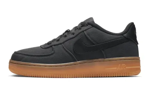 Nike Air Force 1 Slip Resistant Abrasion Resistant Balance Low top Skateboard Shoes Gray Unisex
