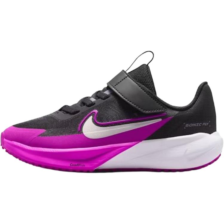 Детские кроссовки Nike SONIC FLY (черно-фиолетовые)