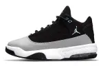 Jordan Max Aura 2 Synthetic Leather Slip Resistant Cushioning Abrasion Resistant Mid top Basketball Shoes Black Gray