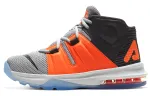 Nike Air Max Charge Cushioning Abrasion Resistant Mid top Vintage Basketball Shoes Gray Black Orange Unisex