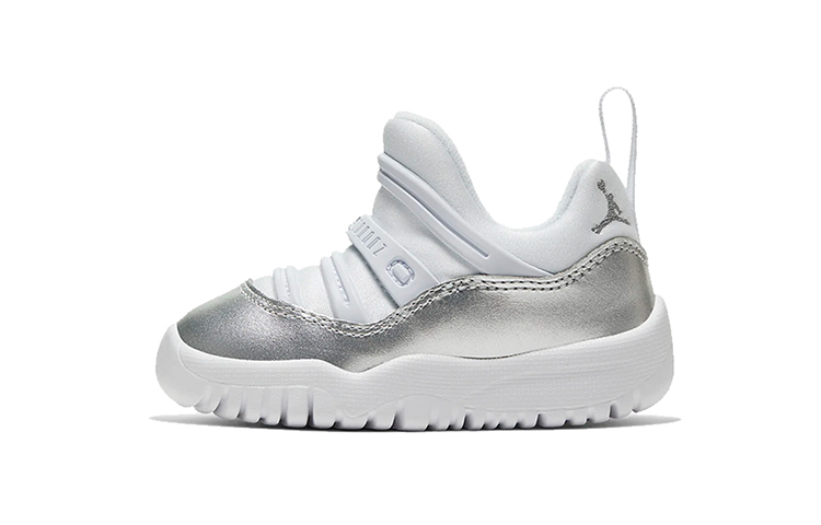 Кроссовки Jordan JordanAir Jordan 11 Retro Little Flex (бело-серые)