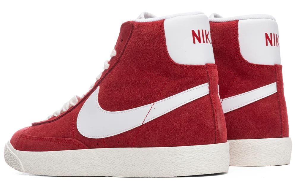Кеды Nike Blazer Mid (бело-красные) — фото 4