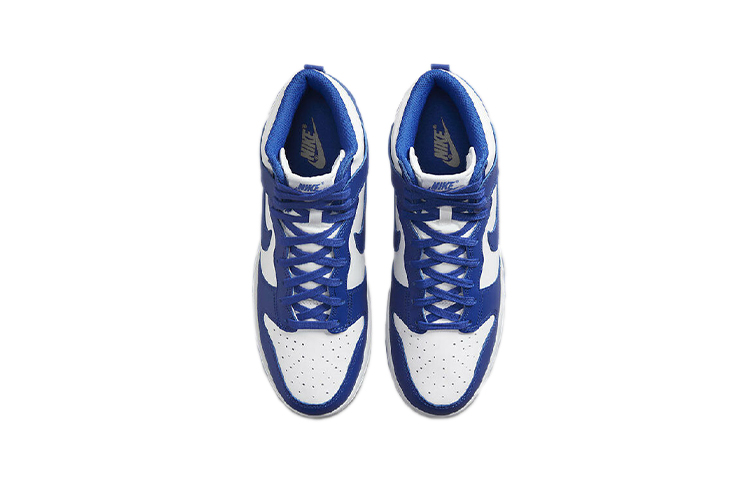 Детские кеды Nike Dunk (сине-белый) — фото 5