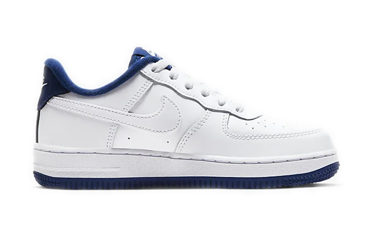 Кеды Nike Air Force 1 -1 (бело-синие) — Белыйсиний — фото 3