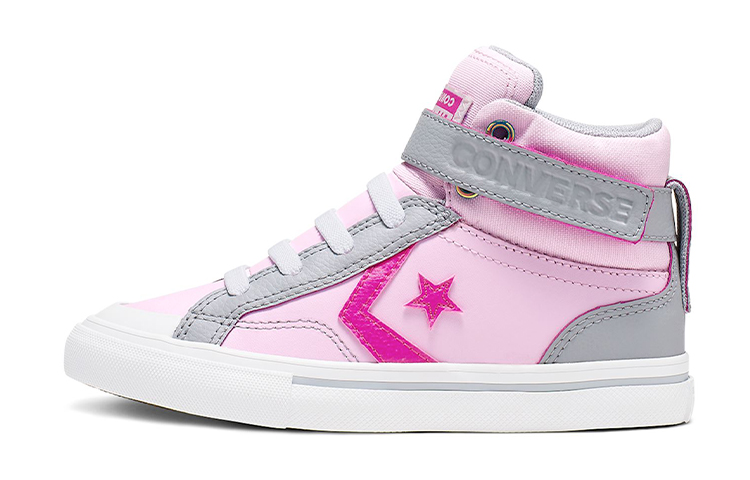 Кеды Converse Converse Pro Blaze Strap (серо-розовые)