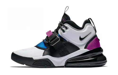 Nike Air Force 270 White Black Lyon Blue GS