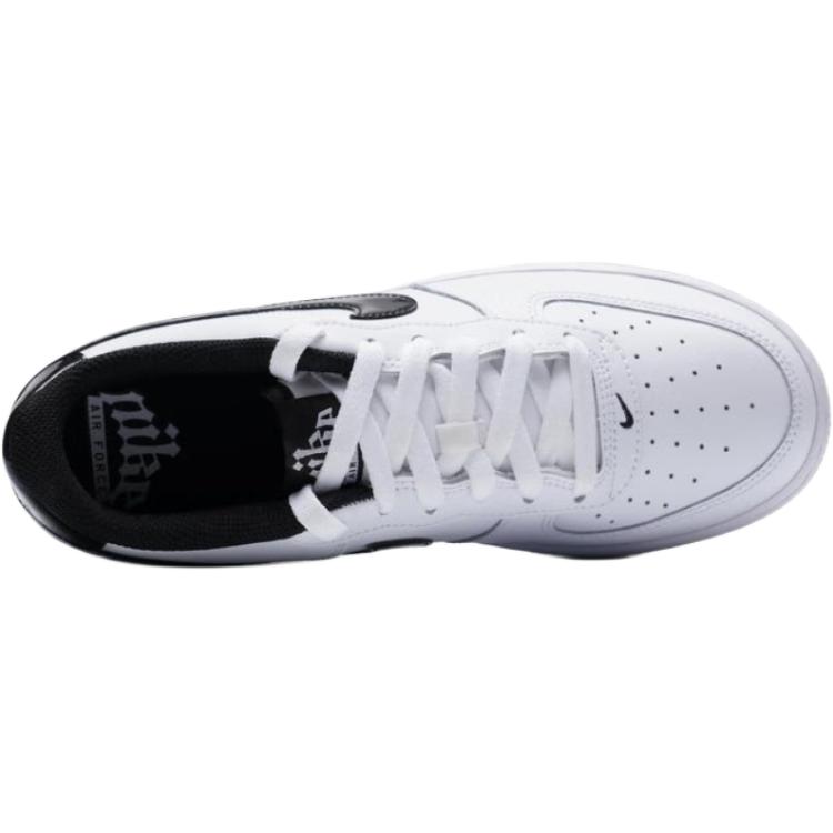 Кеды Nike Air Force 1 Lv8 2 KI (бело-черные) — Белый / чёрный — фото 3