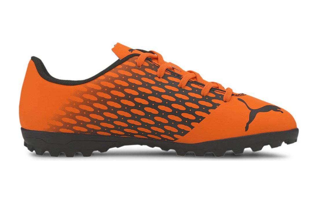 Детские сороконожки PUMA Spirit 3 TT Jr (оранжево-черные) — фото 3