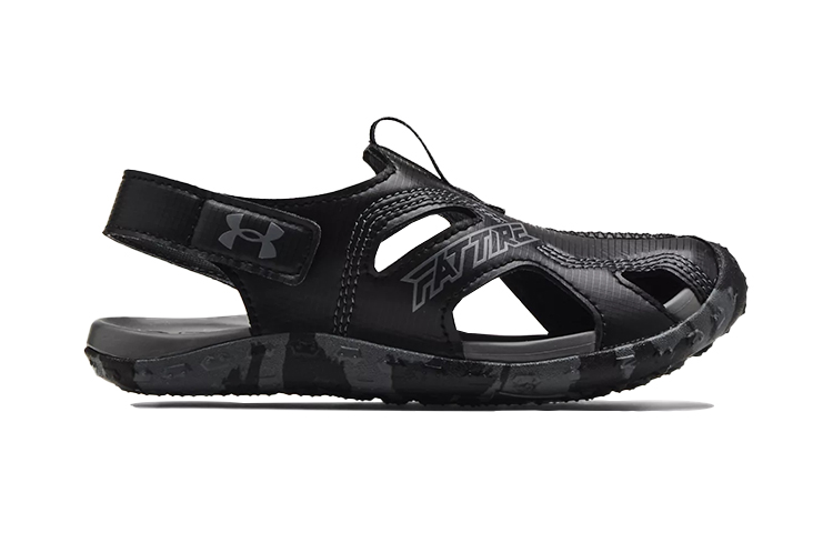 Шлепанцы Under Armour (черные) — фото 2