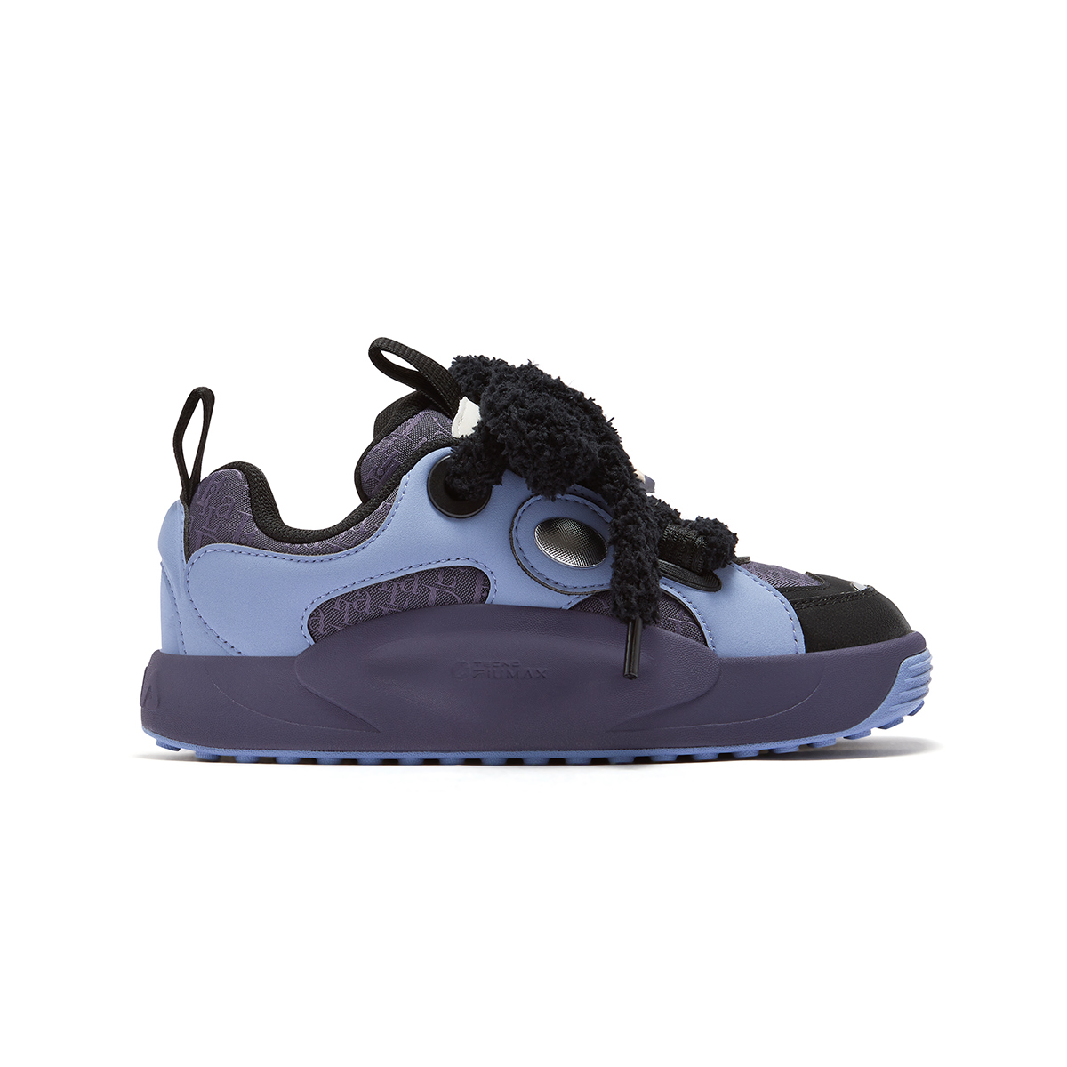 Кеды Fila KIDS Heritage-FHT EVO (серо-синие) — 蓝黑紫配色 — фото 2