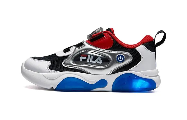 FILA KIDS Comfortable Cushioning, Wear Resistant Low top Kids' Training Shoes Blue White Black