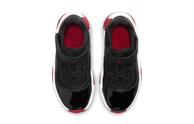 Детские кроссовки Jordan Air Jordan 11 CMFT Low (черно-бело-красные) — фото 5