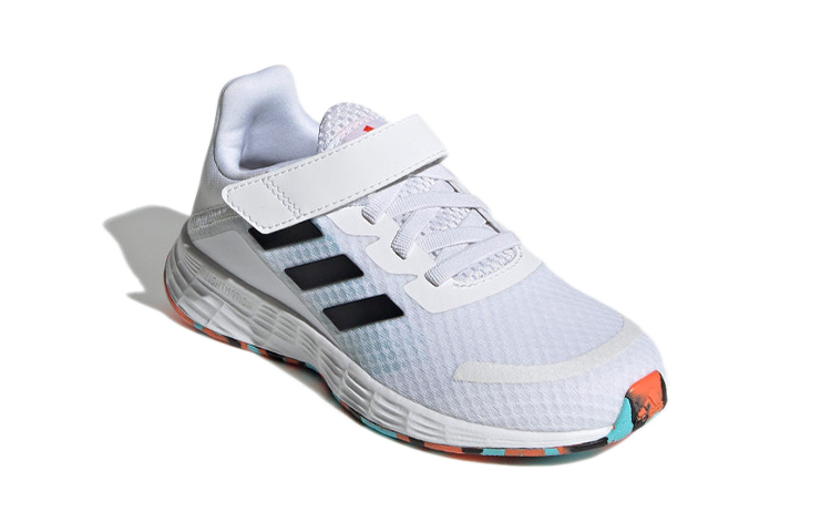 Кроссовки adidas Duramo Sl (бело-черно-синие) — Белый / чёрный / синий — фото 3