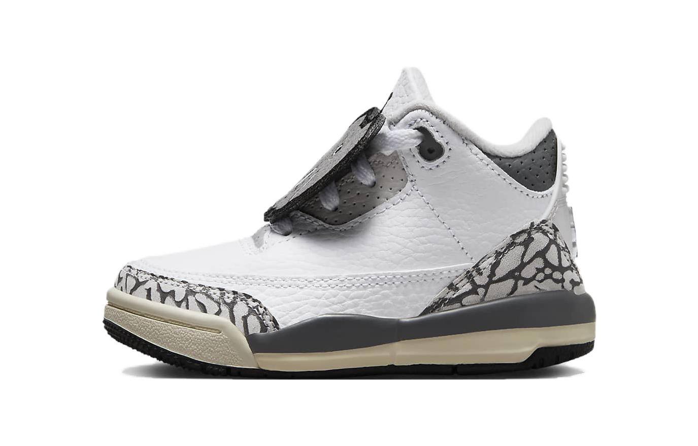Детские кроссовки Jordan Air Jordan 3 Retro TD (белый)