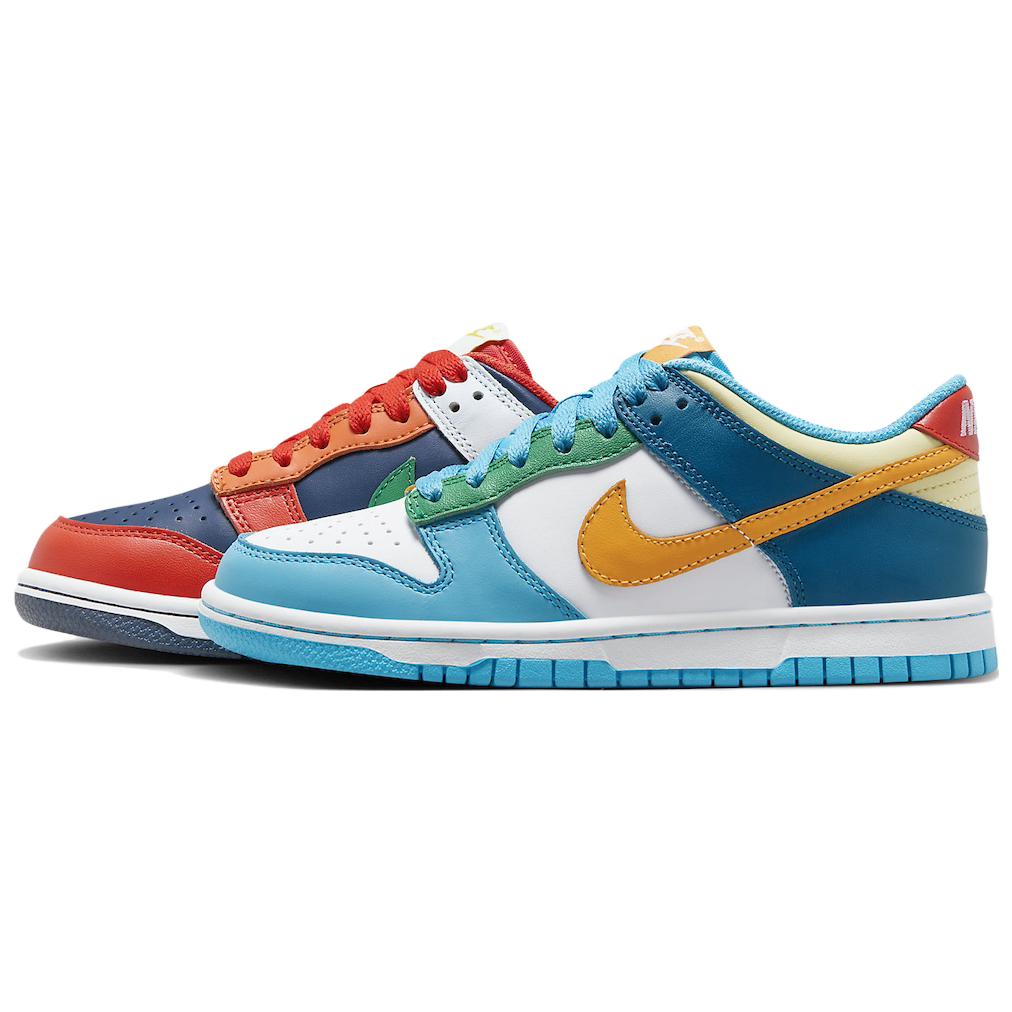 Мужские кеды Nike NikeDunk (синийбелыйкрасный) — фото 3