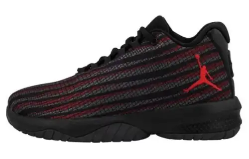 Jordan B. Fly Black Gym Red Dark Grey GS