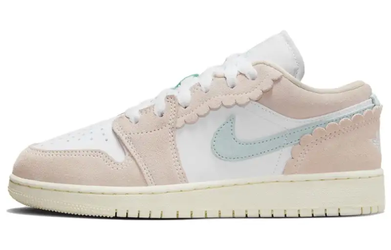 Jordan 1 Low SE Scalloped Edge Guava Ice GS