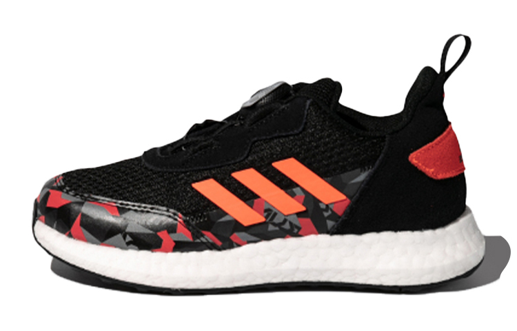 Кроссовки adidas Rapida lux Boa K (черно-оранжево-серые) — фото 1