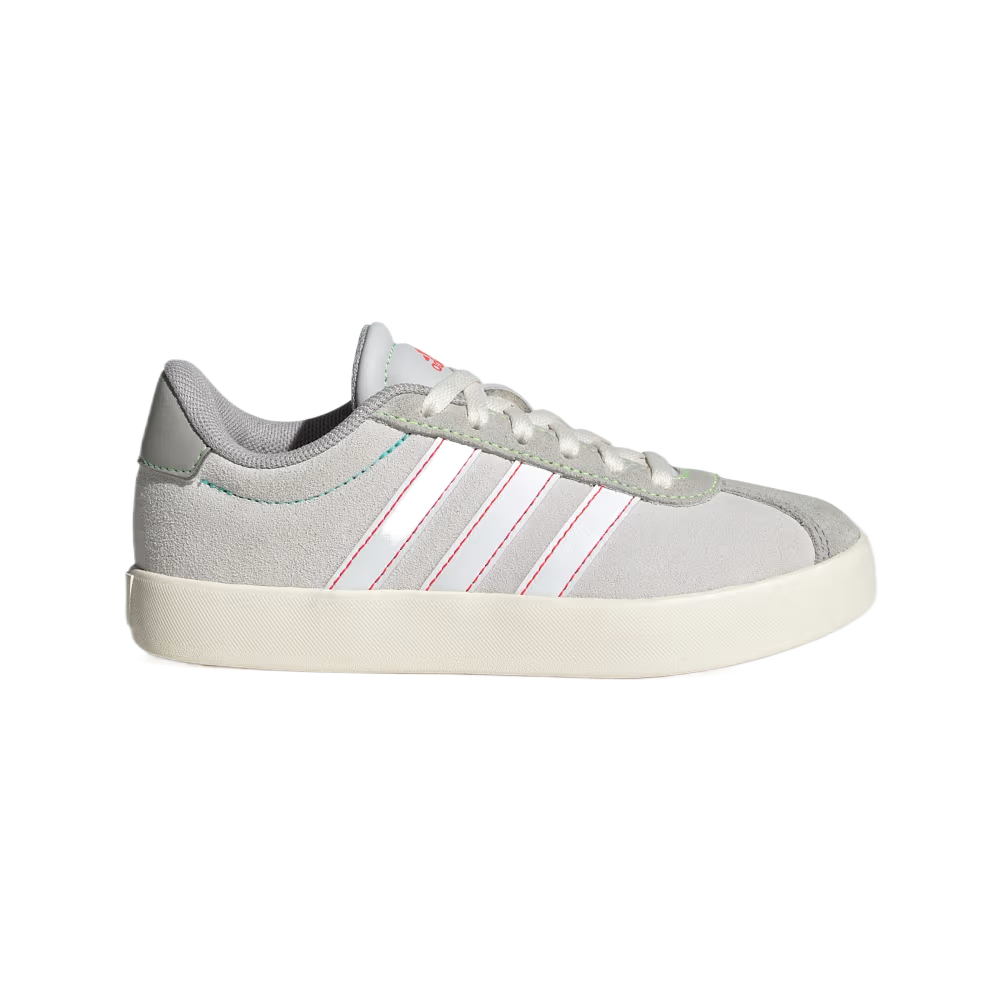 Детские кеды adidas VL COURT 3.0 (серо-мятные) — фото 2