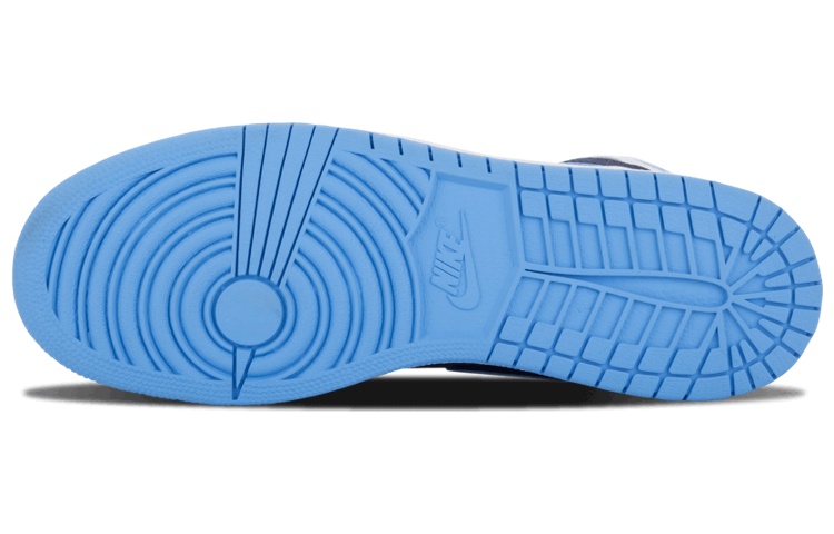 Кроссовки Jordan JordanAir Jordan 1 Retro Chris Paul GS (бело-синие) — 午夜蓝/白/大学蓝 — фото 5