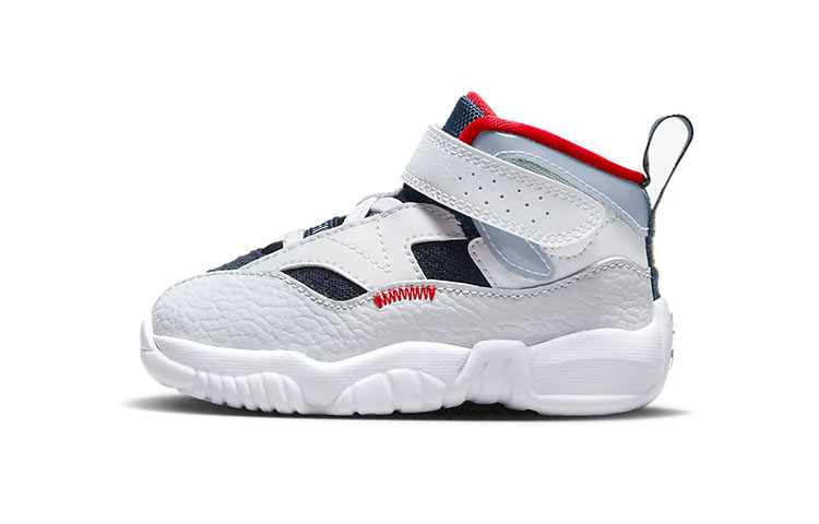 Детские кроссовки Jordan Jumpman Two Trey (серо-черные)