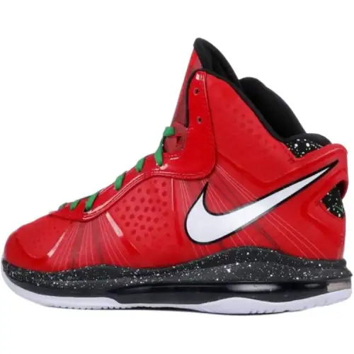 Nike Lebron 8 Mid top Basketball Shoes Red Unisex