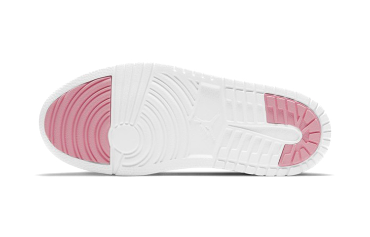 Кроссовки Jordan Air Jordan 1 Mid ALT (черный / белый / розовый) — Чёрный / белый / розовый — фото 7