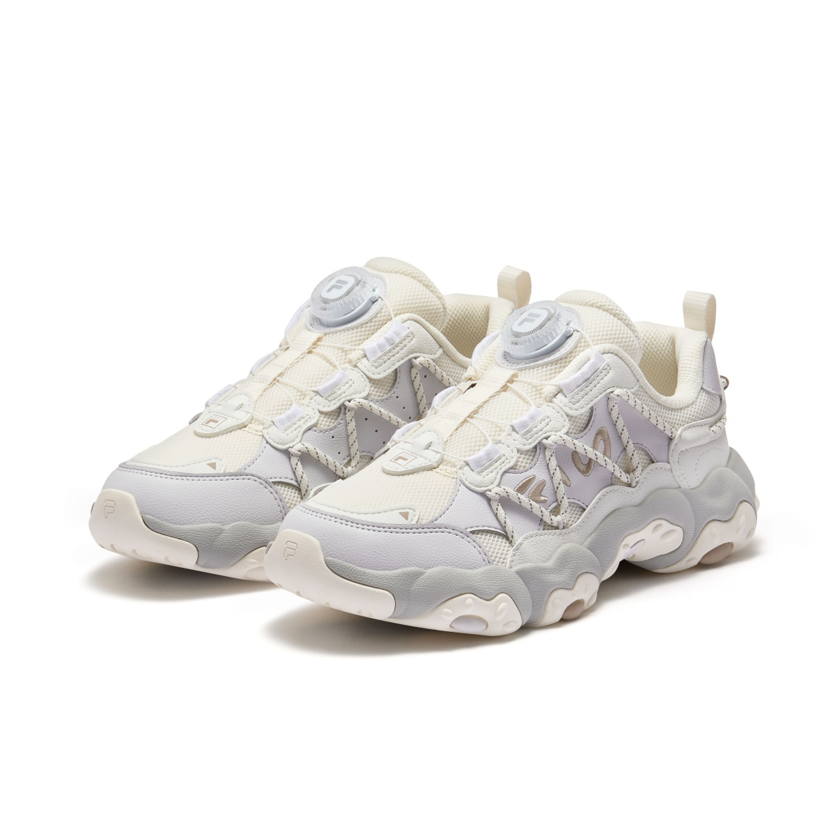 Детские кроссовки Fila Kids Fluid 6 (молочные) — фото 4