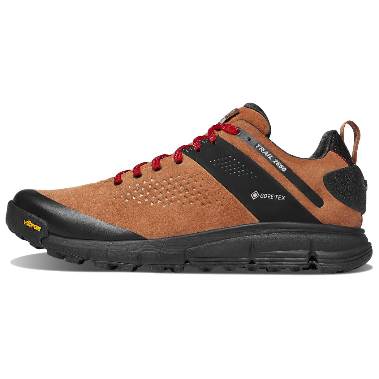 Danner Trail 2650 Slip Resistant, Abrasion Resistant, Breathable, Lightweight Low top Running Shoes Men’s Brown Red