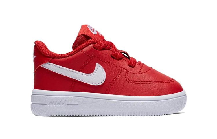 Кроссовки Nike Air Force 1 18 (красно-белые) — Красный / белый — фото 3