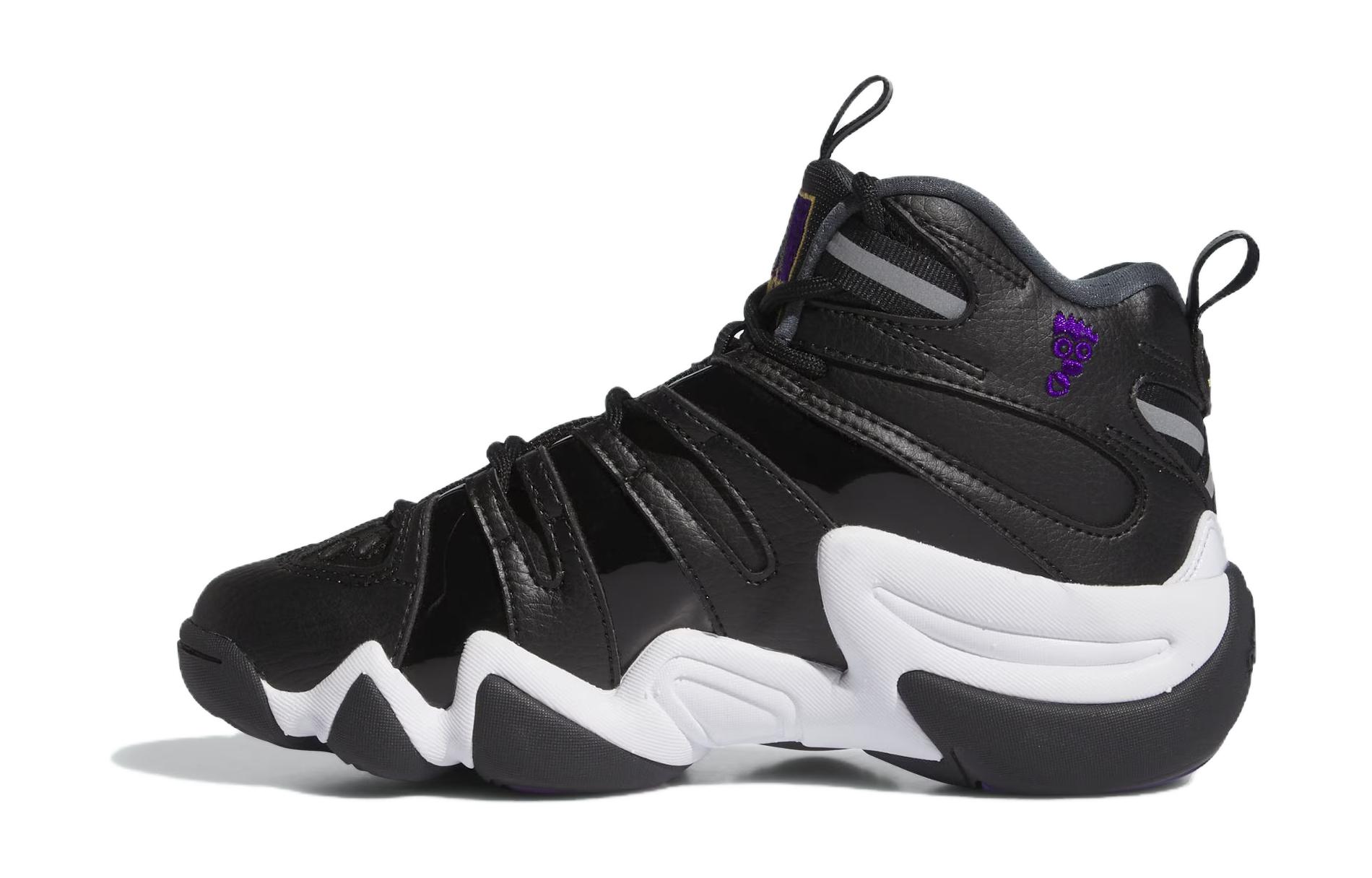 Кроссовки adidas originals Crazy 8 (черно-белые)