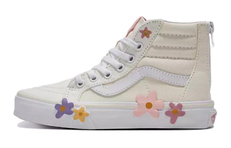 Детские кеды Vans Sk8-Hi (белые)