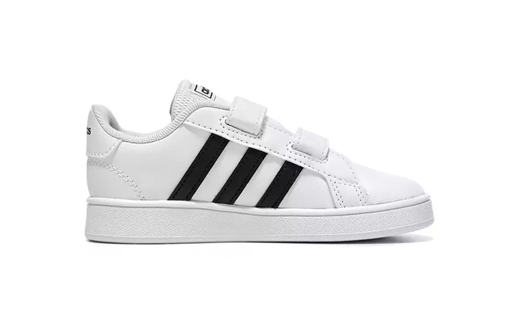 Кеды adidas neo Grand Court (белый / черный) — Белый / чёрный — фото 3