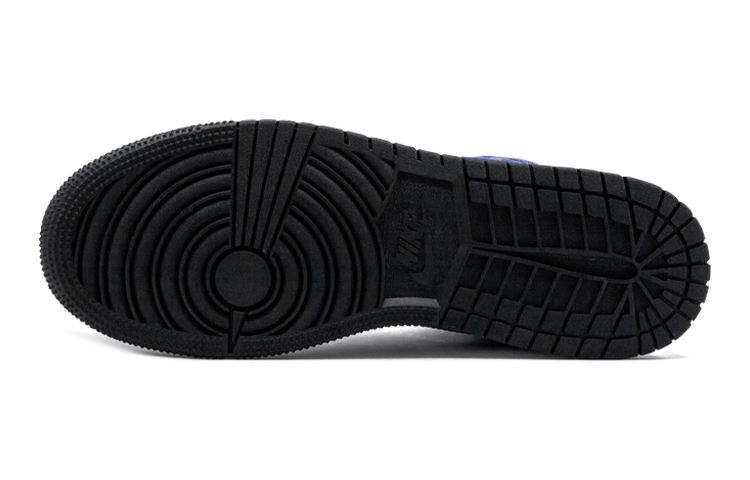 Кроссовки Jordan JordanAir Jordan 1 Mid (черно-синий) — Синий / красный / чёрный — фото 7